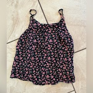 NWT American Eagle Floral High Neck Tank Top